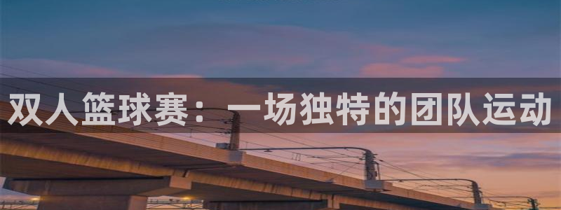  B0B体育网站入口：双人篮球赛：一场独特的团队运动